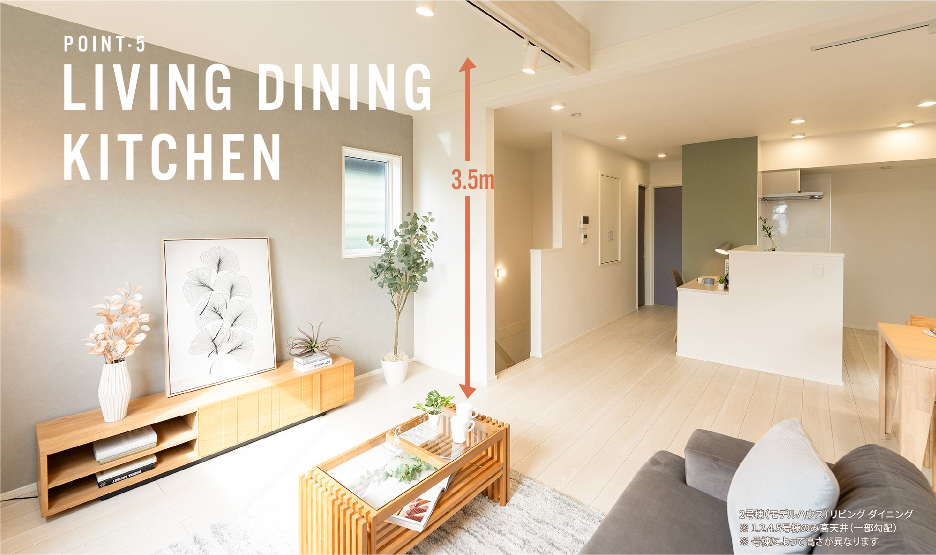 POINT-5 LIVING DINING KITCHEN