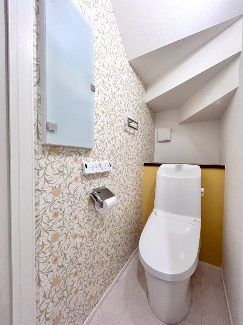 ご自分で選び、どれもお気に入りだという奥様こだわりのアクセントクロス。