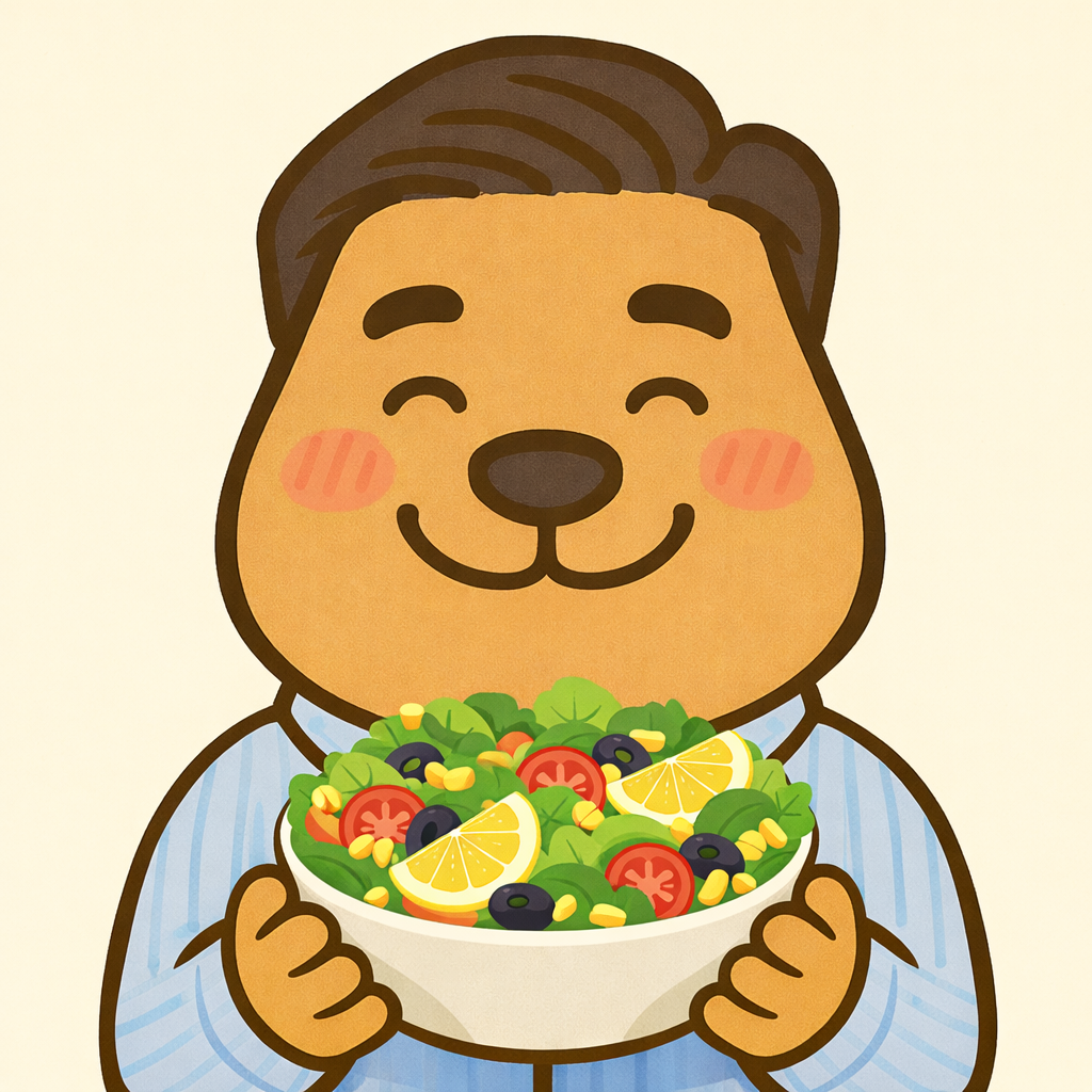 会社でサラダを作るまで